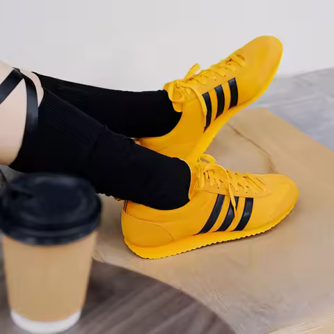 Adidas genuine VS JOG 2.0 Unisex Retro Wear-Resistant Sports Shoes JS1122