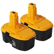 VANTTECH 2Pack 3.0Ah Ni-MH DC9096 Replacement Battery for Dewalt 18V 
Battery for Dewalt DE9098 DE95