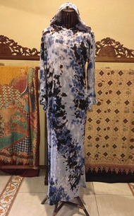 SALE !!! Abaya Tie Dye Hoodie by Dian Pelangi ( ORIGINAL ) Busana Jumper Muslim Maxi Dress Gamis Kaf