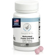 Hampton Distribution Methylated B12 & Folate Complex | Once-Daily Chewable Supplement for Energy Pro