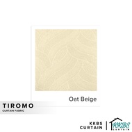 KKBS CURTAIN Tiromo Curtain Fabric Cut by Meter - Oat Beige (59")