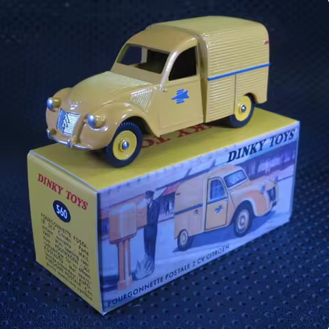 Citroen 2CV Alloy Car Classic Antique Car Model Collectibles Souvenirs Finished Ornaments Adult Gift