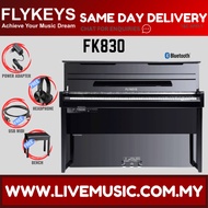 Flykeys FK830 88-Key Digital Electric Upright Piano w/Piano Bench And Headphone ( FK-830 / FK 830 )