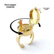 Third Generation Bff Ring Rotatable Sponge Bob Square Pants Openable Cute Friendship Ring for Good F