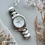 [Original] Lofoten F2316L SS-1 Sapphire Multifunction Women Watch with White dial and Stainless Stee