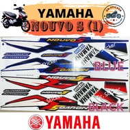 YAMAHA NOUVOS 115 (1) STRIPE STICKER STIKER NOUVO S115 AUTMATIC 4 STROKE NOVO NUOVO NOVOS BODY COVER