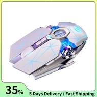 Professional Wired Gaming Mouse 6 Button 3200DPI LED Optical Game Mice Silent Mouse for PC Laptop -B