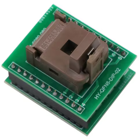 Original DFN8/ QFN8 / WSON8 / MLF8 /MLP8 TO DIP8 Universal Adapter CNV-DFN8-DIP8 DFN8X6-8 (10P) for 
