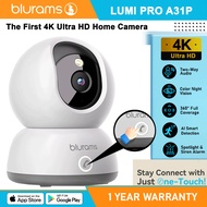 Blurams LUMI PRO 4K HD Camera A31P 5GHz Wifi 360° Color Night Vision AI Motion Detection CCTV Securi