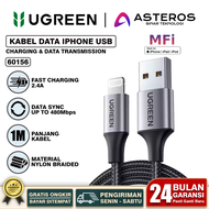 UGREEN Kabel Iphone Ipad Usb Lightning MFI FAST Charging 10W-18W