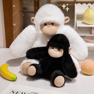 Simulation Black Baboon Monkey Fat Gorilla Doll Couple Monkey Toy Plush Toy Birthday Gift