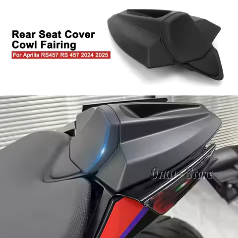 Rear Seat Cover Cowl Fairing Rear Passenger Pillion Black Carbon Fiber Motorcycle Accessories For Ap