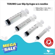 TERUMO Luer Slip Syringes w/o needles 3mL 5mL (100pcs/box) 20mL (50pcs/box) Slip Syringe