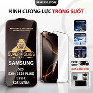 Samsung S25, S25+ (S25 PLUS), S25 FE transparent, full screen | Screen protector for Samsung