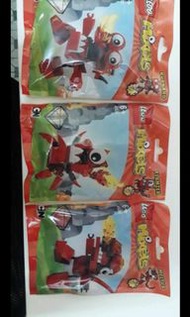 Lego 41530 41531 41532 Mixels Burnard Meltus Flamzer