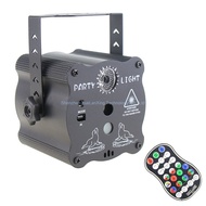 Rechargeable Battery R&G Laser 60 Patterns DJ Party Light Disco Projector RGB LED Bar Dance Birthday