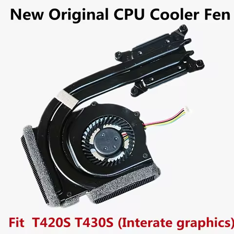 New Original CPU Cooling Cooler Fan Heatsink Radiator for Lenovo ThinkPad T420S T430S Integrated Gra