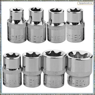 E8-E20 E-Torx Star Socket Set 3/8" Drive External Torque Hand Tool Kit Versatile