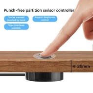 (COD) Sweep Dimmer Sensor Penetrating Switch 12V-24V Wood Panel Touch Switch LED Dimmable Touch Sens