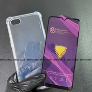 Oppo A1k / OPPO A1K / Oppo a1k / Realme C2 Case and Tempered Glass - TSCS Shockproof Transparent Typ
