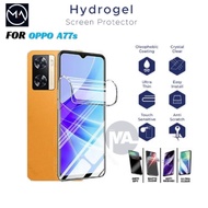 LAYAR Oppo A77s Clear HD Blue Matte Spy Privacy Hydrogel Screen Protector Screen Protector