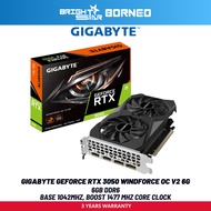 GIGABYTE GeForce RTX 3050 GDDR6 Windforce OC V2 6GB Graphic Card