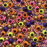Cute Monster Eyes Halloween Candy Sprinkles Mix - Edible Decor Candy Cake Sprinkle Cupcake Topper