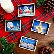 [Georgia]  1 Set/2 Sets/3 Sets High-definition Christmas themed pictures: Four pictures depict class