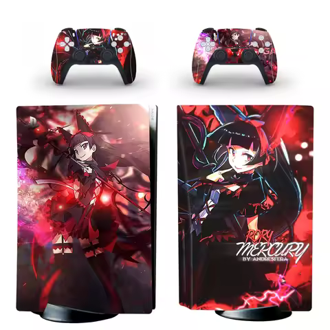 Rory Mercury PS5 Standard Disc Edition Skin Sticker Decal Cover for Console & Controller PS5 Skin St