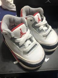 全新 現貨 Jordan 3 AJ3 2c Baby 嬰兒鞋 小鞋 學步 童鞋 aj 原版 retro 白紅 OG