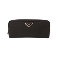 Prada Black Cordura Fabric Cosmetic Clutch Bag