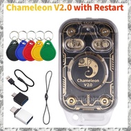 [I O J E] Chameleon V2.0 RFID Smart Chip Reader Emulator+5XUID Keychain  Duplicator 125K 13.56Mhz Ca