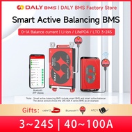 DALY Smart BMS+Smart active balancer Lifepo Li-ion battery 3S 4S 7S 8S 12S 12V 24V 36V 48V 40A 60A 1