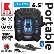 KTX-1222 Wireless Portable Bluetooth Speaker With Led Light Support Mic