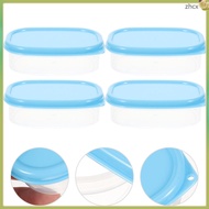 4 Pcs Carry Workout Small Whistles Containers Case 8.5x6cm Sky- ABS zhihuicx