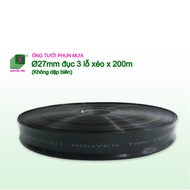 200m Ống dây tưới phun mưa Nguyễn Tân phi 27 (đục lỗ sẵn) [BH 12 tháng] | Ống mềm sử dụng trong hệ t