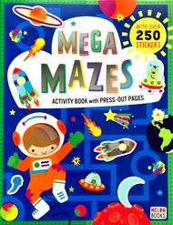 BBW หนังสือ MEGA MAZES ACTIVITY BOOK WITH PRESS-OUT PAGES By MELON BOOKS