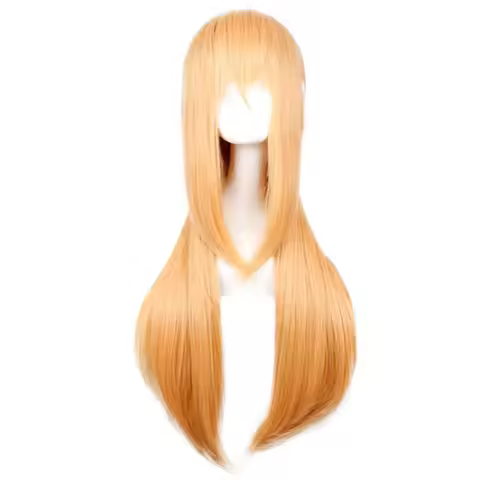Anime Sword Art Online Yuuki Asuna Long wig Cosplay Costume SAO Yuki Asuna Women Synthetic Hair Hall