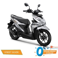 new honda beat street cbs sepeda motor - silver palembang