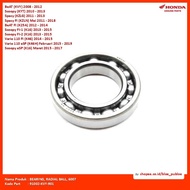 BEARING 6007 Honda Matic Motorcycle/BEARING, RADIAL BALL, 6007/91002KVY901