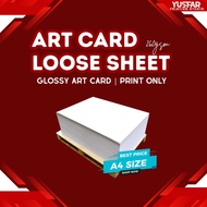 ART CARD LOOSE SHEET | 260GSM | GLOSSY ART CARD