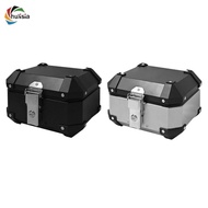 [chulisia] Motorcycle Top Case 10L Storage Carrier Case Stable Security Lock Motorbike Tail Box Trun