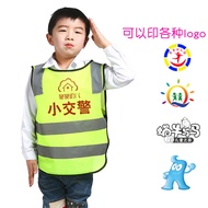 Jiahu Safety Sanitation Primary School Students Reflective Clothing Reflective Vest Vest Vest Childr