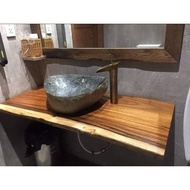 Bàn Lavabo Gỗ Tự Nhiên Bàn Để Chậu Rửa Mặt