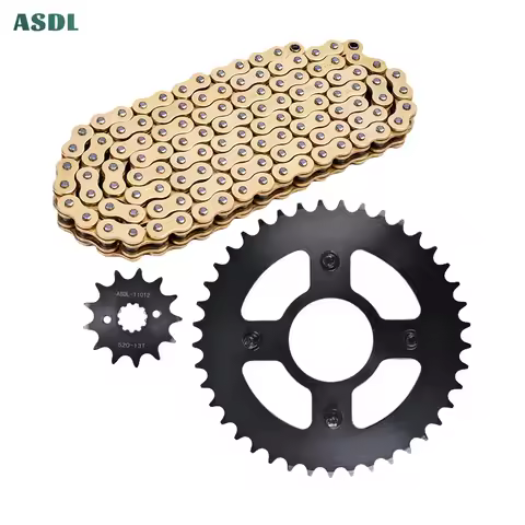 520 13T 41T Motorcycle Front Rear Sprocket Chain Set for Honda AX-1 NX250 Dominator NX 250 Gear Star