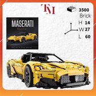Technic Rastar Maserati MC 20 1:8 scale 3500PSC Electric Motor Supercar Assembly Model
