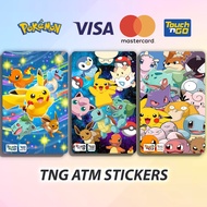 Pokemon Pikachu - Sticker Touch n Go TnG Skincard For TnG / ATM / Credit / Access Card Cover