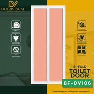 Aluminium Bi-fold Toilet Door Design BF-DV106 | BiFold Toilet Door Specialist Shop in Singapore