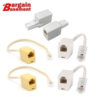 2x Pcs LAN RJ45 to RJ11 RJ12 Telephone Line Converter Adapter Extension