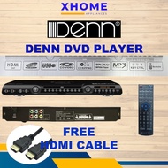 DENN DVD-94HUK KARAOKE DVD PLAYER (WITH MIC INPUT & KEY CONTROL) FREE HDMI Cable
